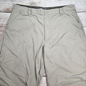 REI Mens Khaki UPF 50+Cargo Utility Pockets Outdoor Hiking Pants Size 38x30